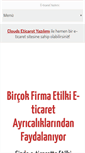 Mobile Screenshot of etilki.com.tr